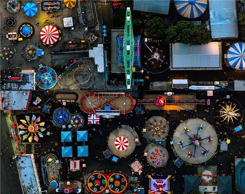 影師航拍美國繁華城市景觀