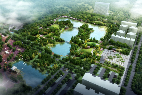 園冶杯專業獎:青山區倒口湖公園景觀設計