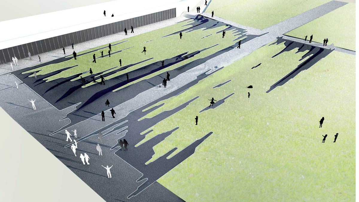 有趣的兒童游樂場——迷人的褶皺