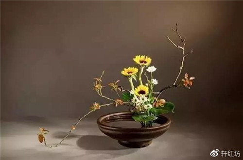 茶道，缺少插花不成雅致