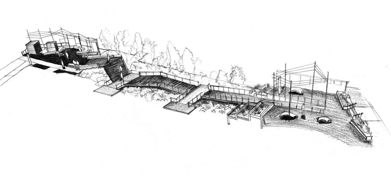 舊金山多帕奇工業遺址景觀改造——繩結步道