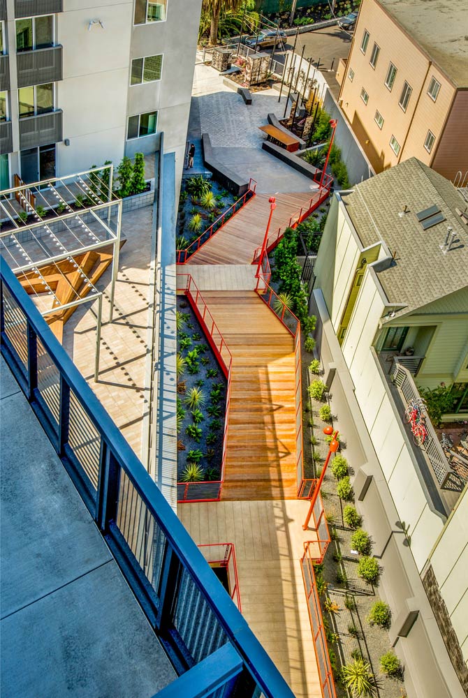 舊金山多帕奇工業遺址景觀改造——繩結步道