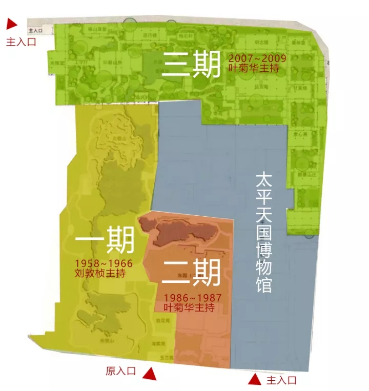 瞻園的空間布局分析