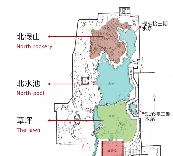 瞻園的空間布局分析