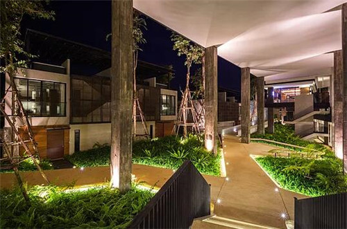 TROP作品:雨林邊緣的度假村住宅景觀設計