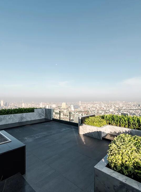 泰國曼谷M Silom住宅區景觀設計