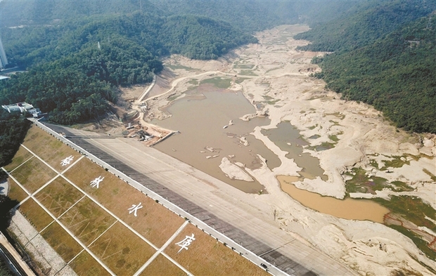 廣東梅林水庫改造后庫區自然景觀更美