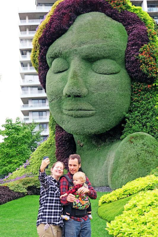 加拿大渥太華植物雕塑作品展,中國作品歡迎