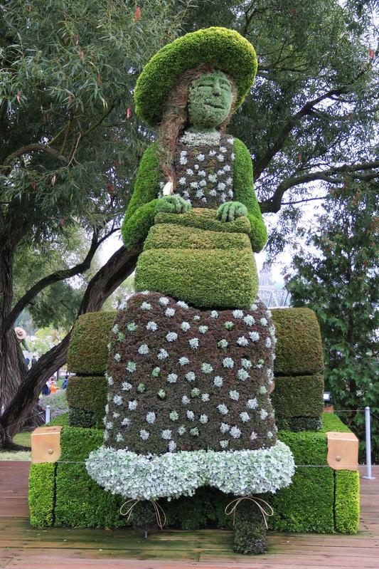 加拿大渥太華植物雕塑作品展,中國作品歡迎