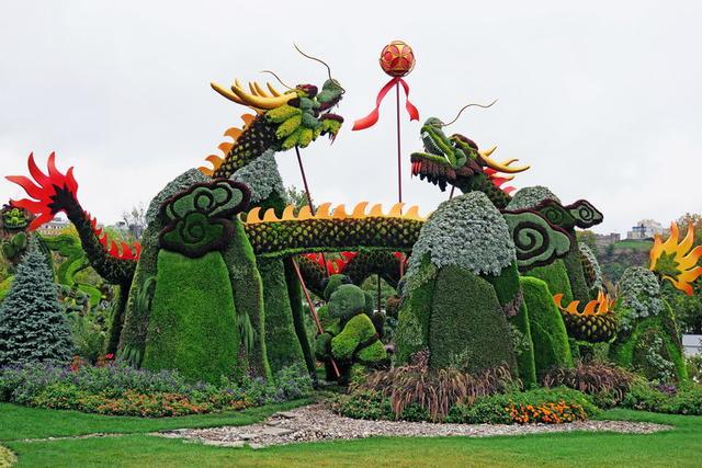 加拿大渥太華植物雕塑作品展,中國作品歡迎