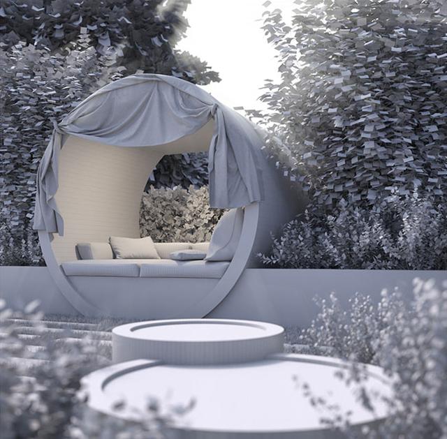 黎巴嫩Rabih Chehab庭院涼亭建筑設計