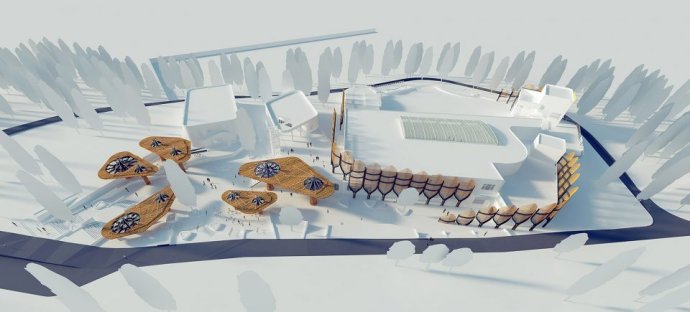 沈陽森林動物園熊貓館建筑景觀設計