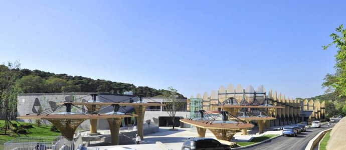 沈陽森林動物園熊貓館建筑景觀設計