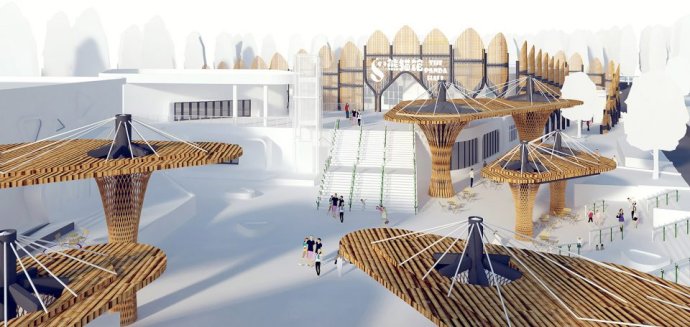 沈陽森林動物園熊貓館建筑景觀設計