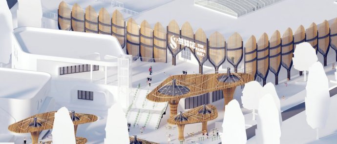 沈陽森林動物園熊貓館建筑景觀設計