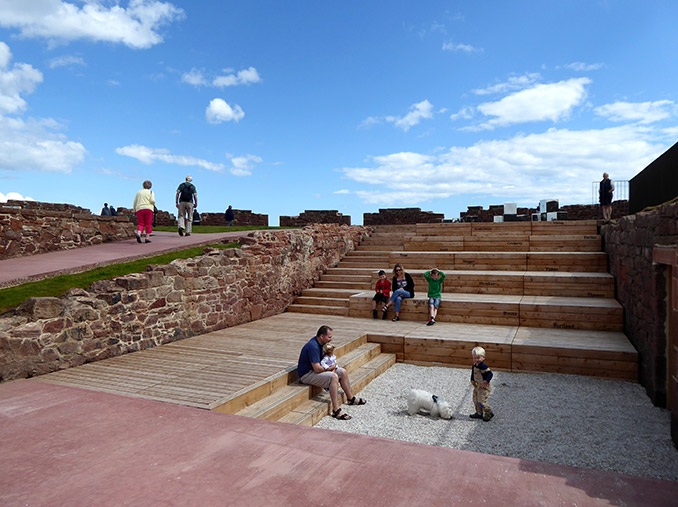 蘇格蘭鄧巴拉默島遺址景觀改造