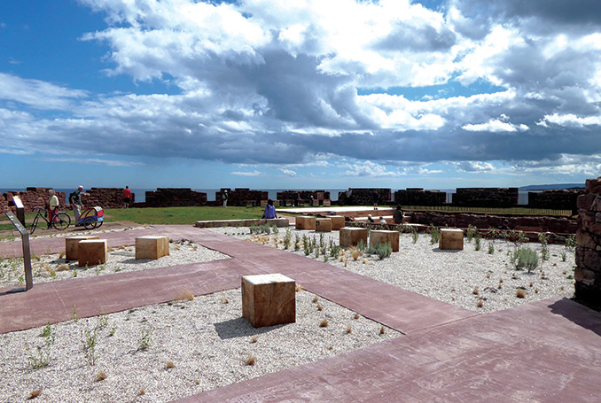 蘇格蘭鄧巴拉默島遺址景觀改造