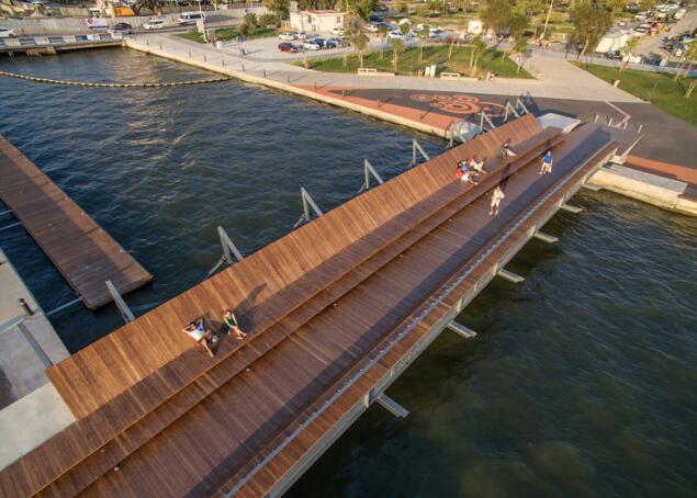 Bostanl?人行橋落日休息區(qū)景觀設計