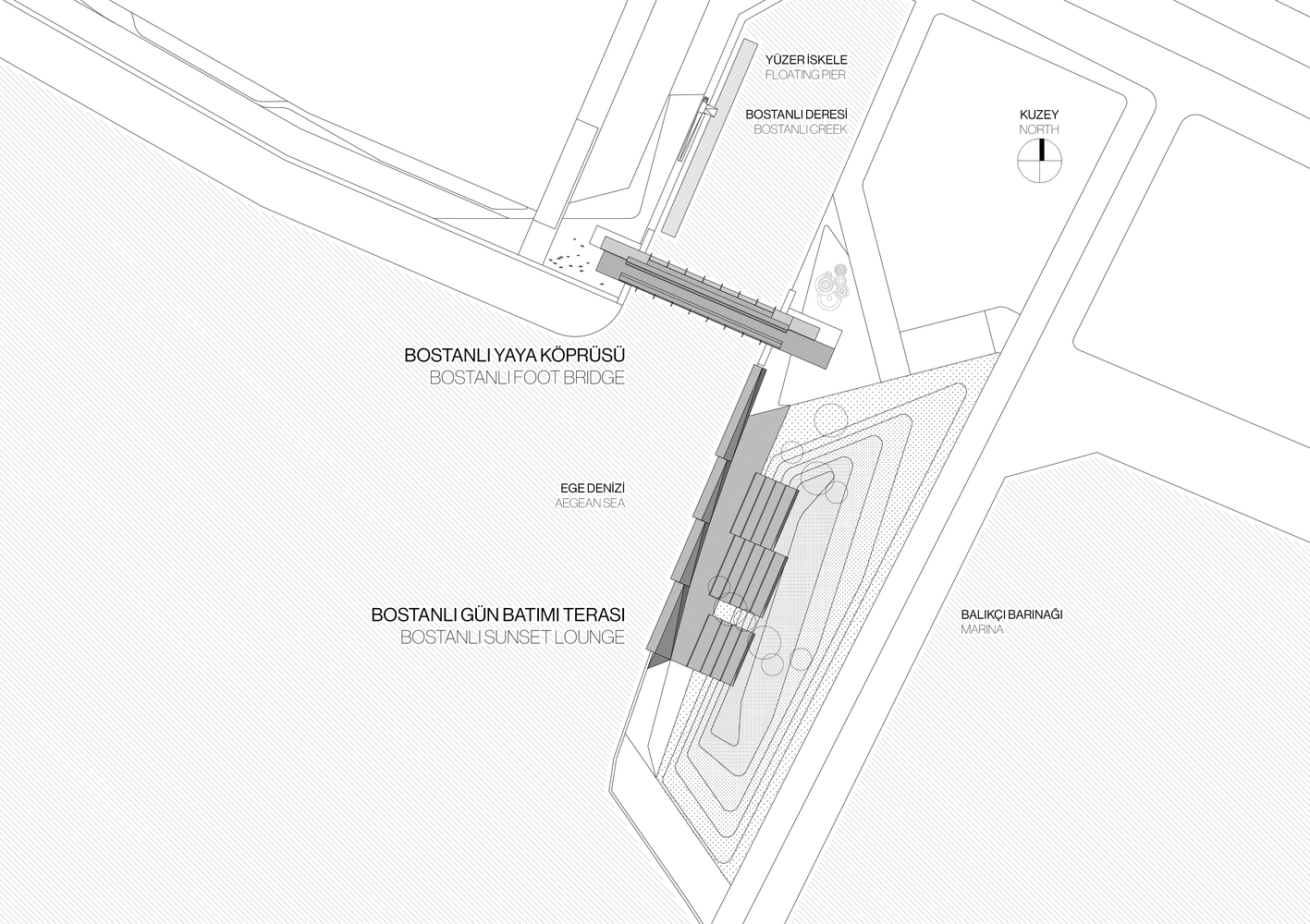 Bostanl?人行橋落日休息區(qū)景觀設計