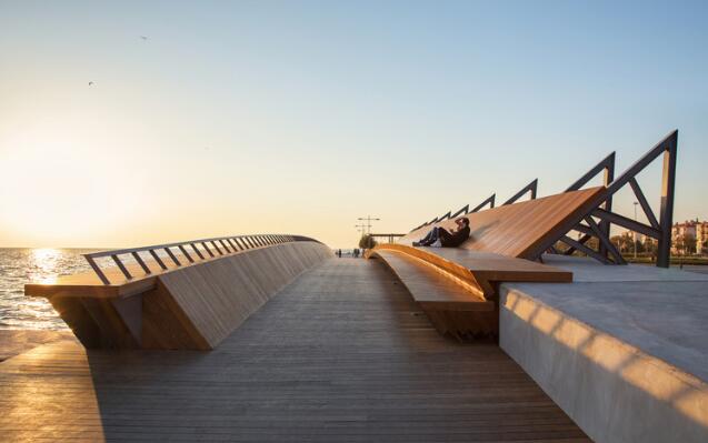 Bostanl?人行橋落日休息區(qū)景觀設計