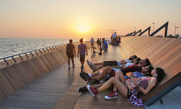 Bostanl?人行橋落日休息區(qū)景觀設計