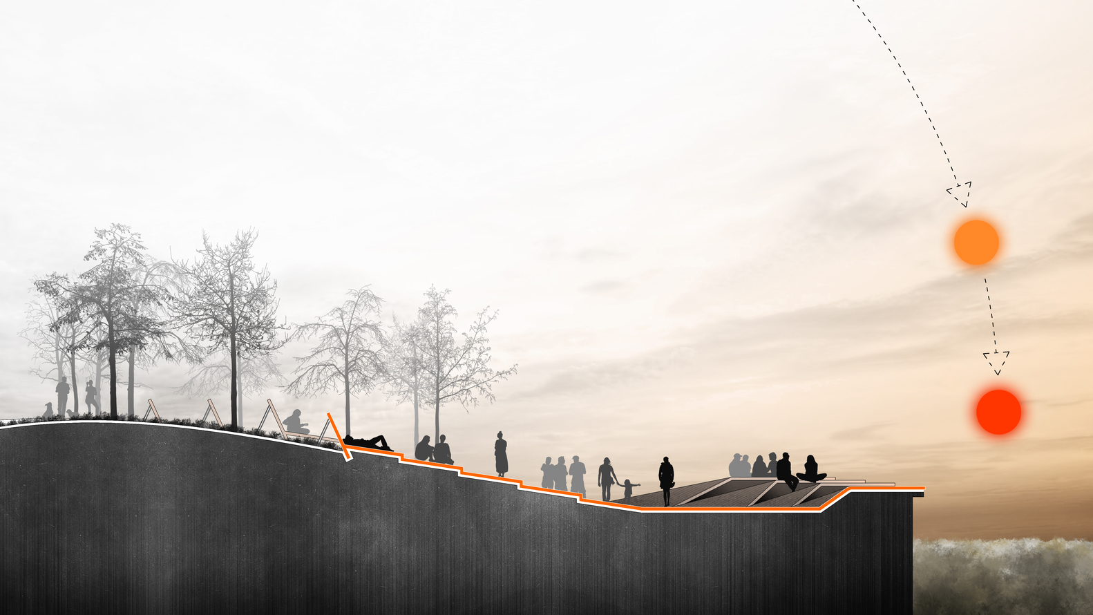 Bostanl?人行橋落日休息區(qū)景觀設計