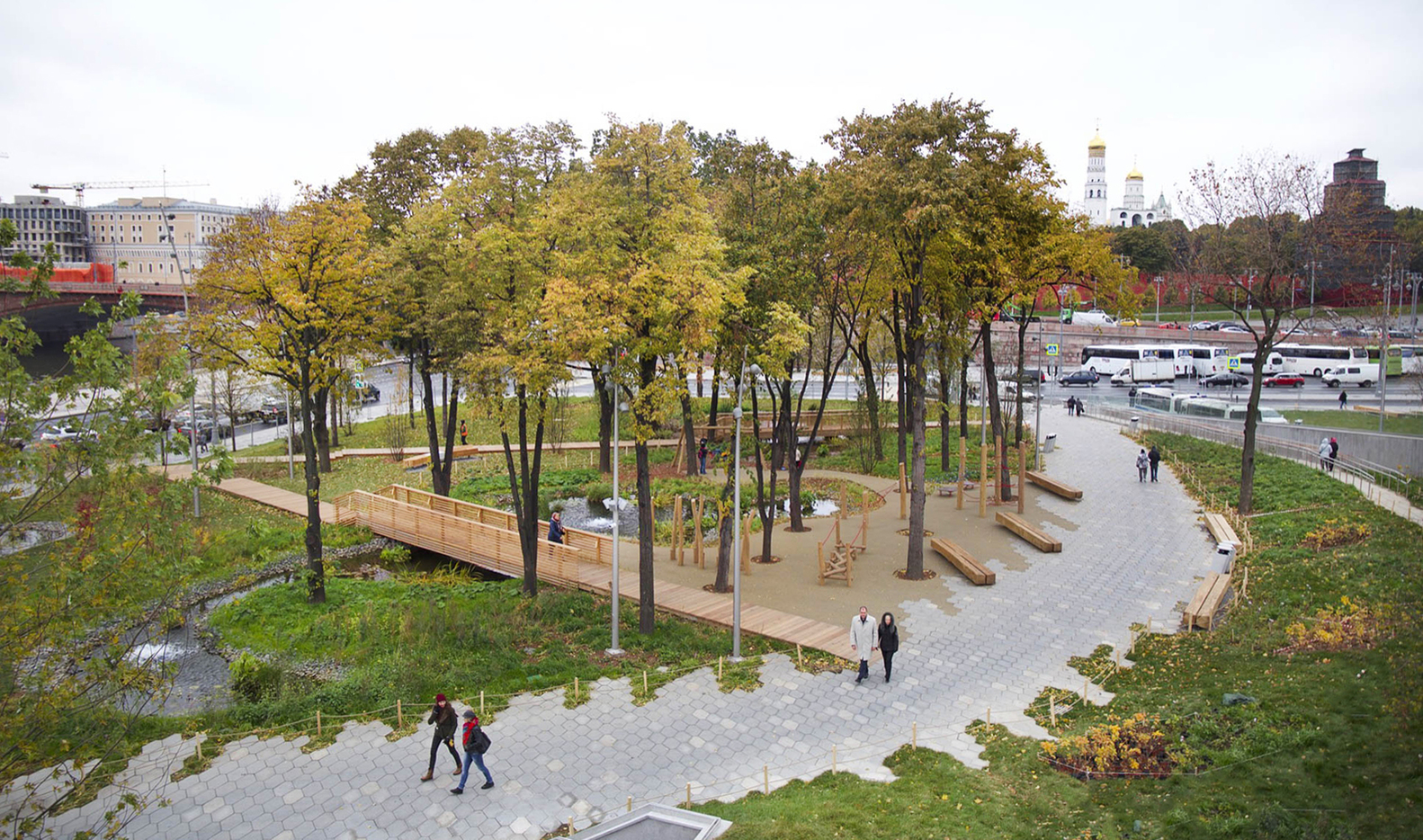 俄羅斯莫斯科Zaryadye公園