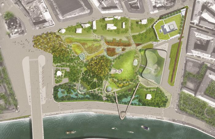 俄羅斯莫斯科Zaryadye公園