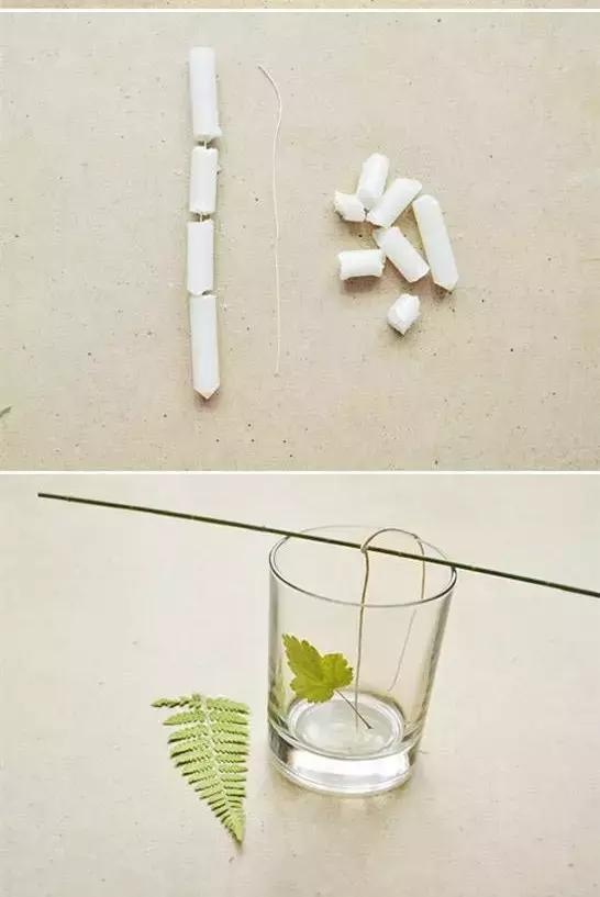 干花蠟燭、花藝書簽制作步驟