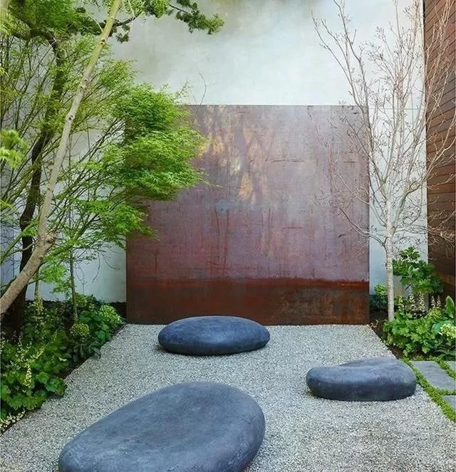 大鵝卵石竟然能營造如此溫柔的園林景觀設計