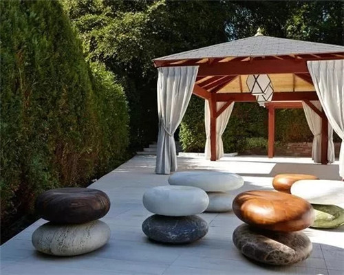 大鵝卵石竟然能營造如此溫柔的園林景觀設計