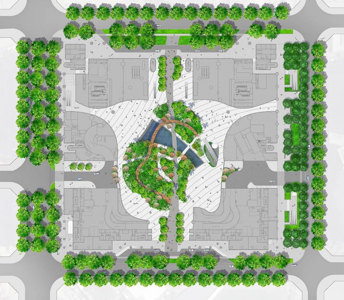 Gustafson Porter + Bowman作品:濱海盛景