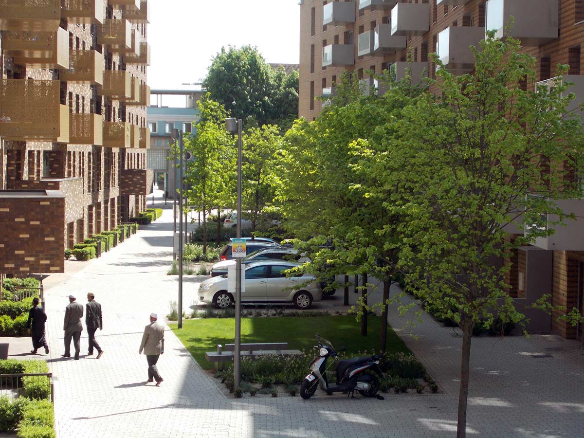 倫敦圣安德魯斯高密度住宅區景觀設計