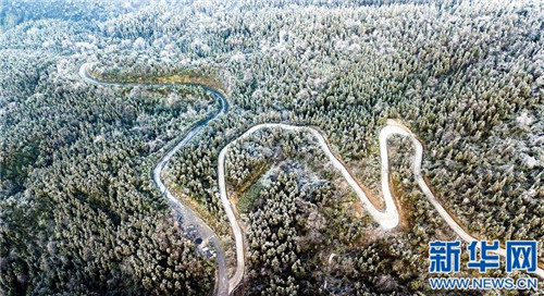 江西仰天崗國家森林公園銀裝素裹