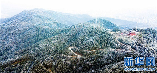 江西仰天崗國家森林公園銀裝素裹