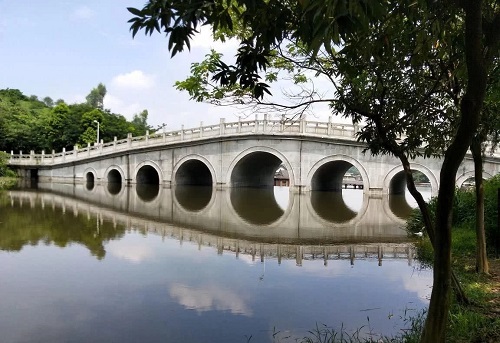 東莞市山靈水秀的水濂山森林公園