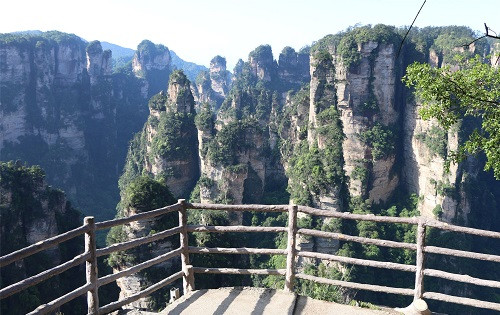 張家界森林公園門之風景賞析