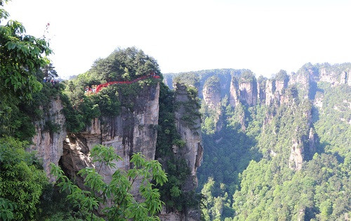 張家界森林公園門之風景賞析