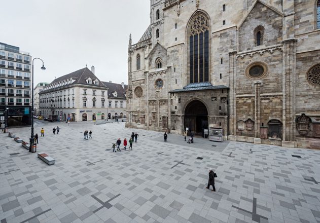 羅馬鋪裝塑造維也納中心迷人城市空間