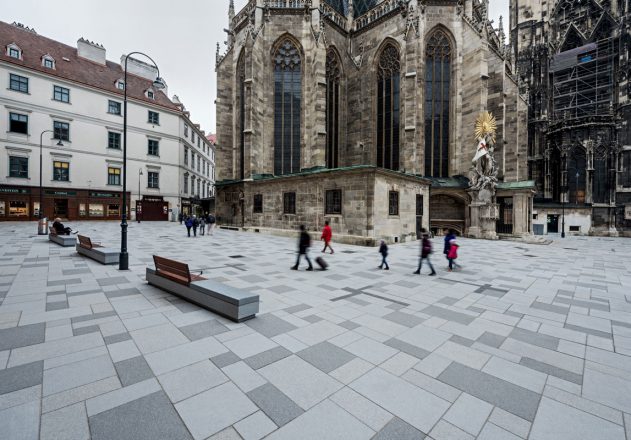 羅馬鋪裝塑造維也納中心迷人城市空間