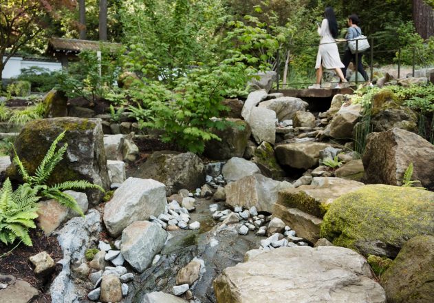 波特蘭日本花園中的三個新花園