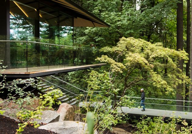 波特蘭日本花園中的三個新花園