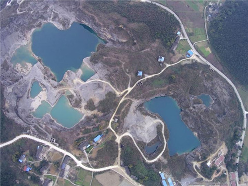 重慶銅鑼山國家礦山遺址公園 “桃心”水坑