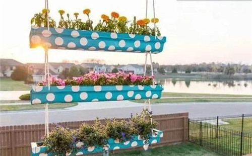 用雨水槽養(yǎng)成垂直的花園、菜園