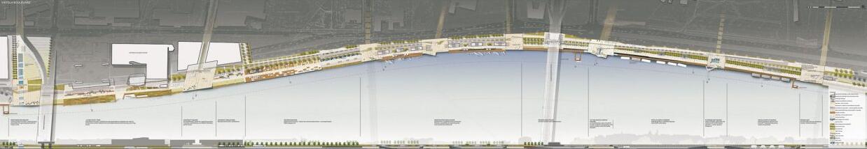 連續(xù)的帶狀空間:華沙維斯瓦河濱河景觀大道