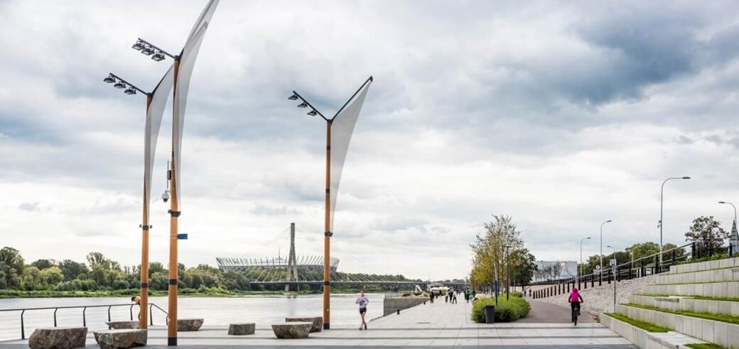 連續(xù)的帶狀空間:華沙維斯瓦河濱河景觀大道