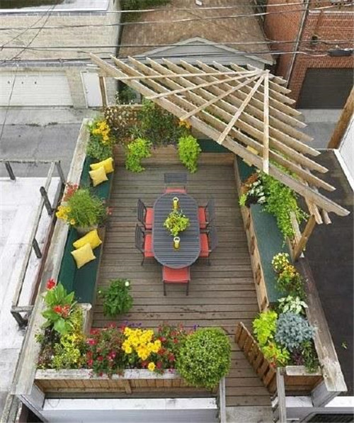 國(guó)外絕美屋頂花園和露臺(tái)綠植花卉景觀欣賞