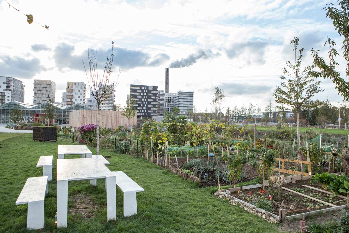 塞納河畔圣旺歷史中心的碼頭公園