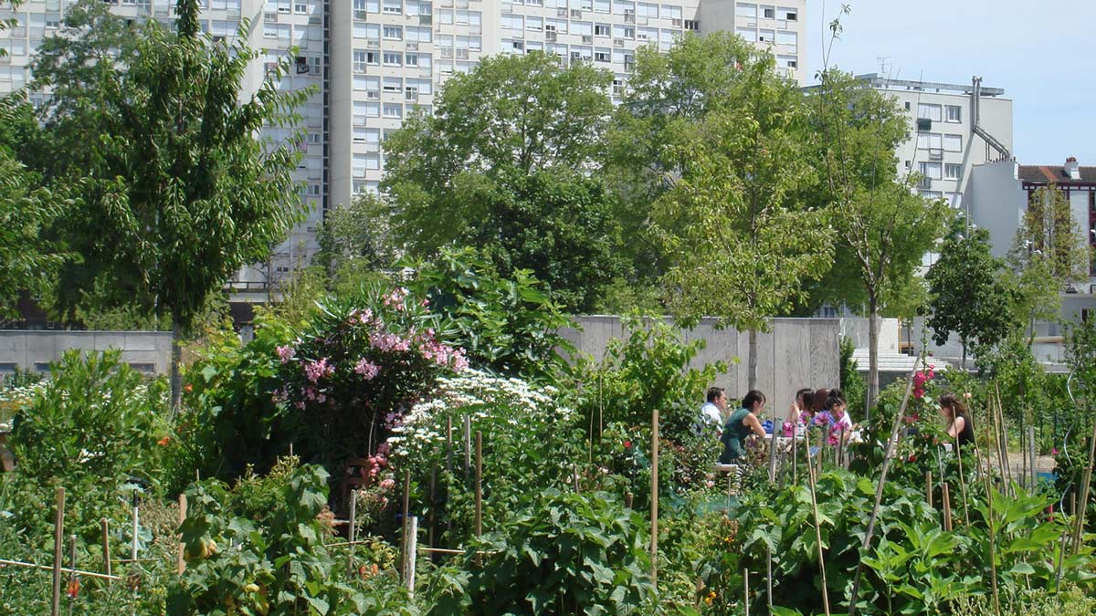 塞納河畔圣旺歷史中心的碼頭公園