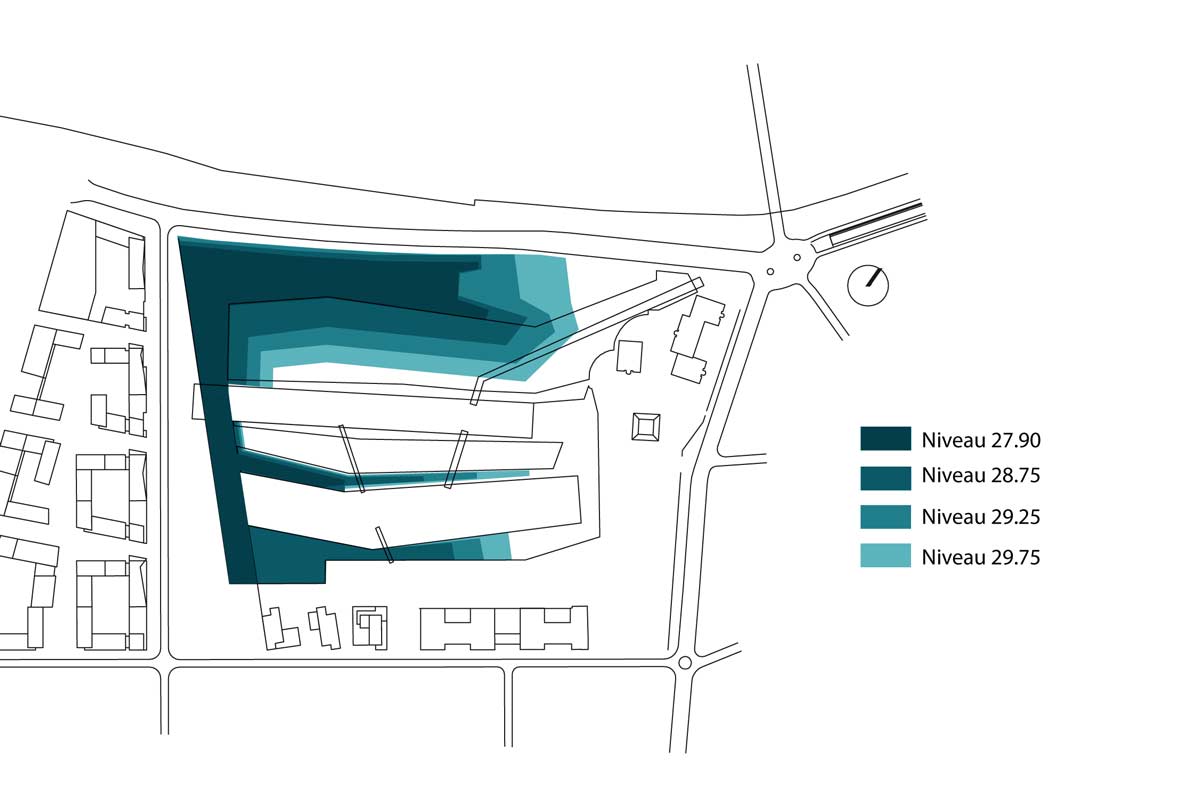 塞納河畔圣旺歷史中心的碼頭公園